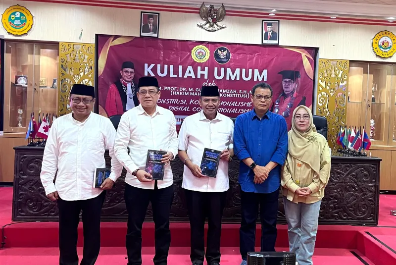 Kuliah Umum Oleh  Hakim Mahkamah Konstitusi Yang Mulia Prof. Dr. M. Guntur Hamzah, S.H.,M.H. di Fakultas Hukum Uniba